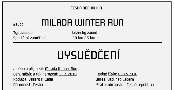 Vystavili jste nám vysvědčení