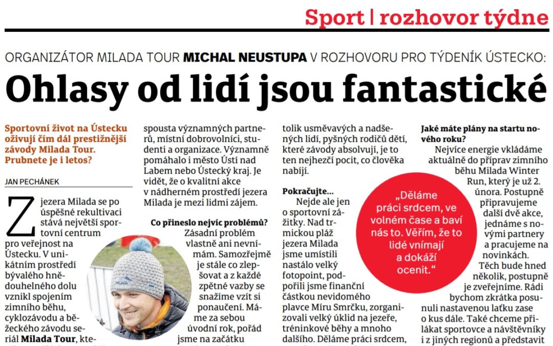 Prestiž Milada Tour roste
